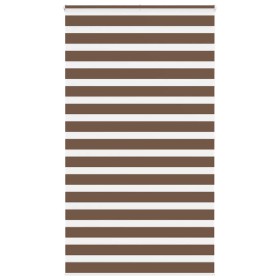Estor cebra marrón 120x200 cm tejido ancho 115,9 cm poliéster de , Persianas y estores - Ref: Foro24-4014369, Precio: 31,84 €...