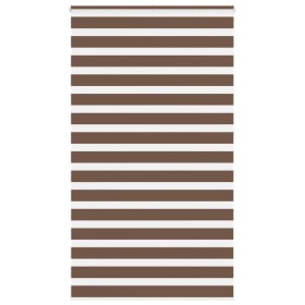 Estor cebra marrón 130x230 cm tejido ancho 125,9 cm poliéster de , Persianas y estores - Ref: Foro24-4014397, Precio: 27,77 €...
