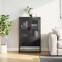 Aparador de acero negro 68x39x111,5 cm de , Aparadores - Ref: Foro24-853362, Precio: 147,14 €, Descuento: %