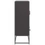 Aparador de acero negro 68x39x111,5 cm de , Aparadores - Ref: Foro24-853362, Precio: 147,14 €, Descuento: %