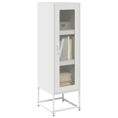 Aparador de acero laminado en frío blanco 36x39x123 cm de , Aparadores - Ref: Foro24-853397, Precio: 96,09 €, Descuento: %