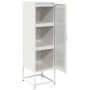 Aparador de acero laminado en frío blanco 36x39x123 cm de , Aparadores - Ref: Foro24-853397, Precio: 96,09 €, Descuento: %
