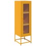 Aparador de acero laminado en frío amarillo 36x39x123 cm de , Aparadores - Ref: Foro24-853395, Precio: 96,09 €, Descuento: %