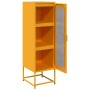 Aparador de acero laminado en frío amarillo 36x39x123 cm de , Aparadores - Ref: Foro24-853395, Precio: 96,09 €, Descuento: %
