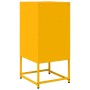 Mesita de noche acero laminado en frío amarillo 36x39x78 cm de , Aparadores - Ref: Foro24-853413, Precio: 61,66 €, Descuento: %