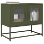 Mueble de TV acero laminado en frío verde oliva 68x39x60,5 cm de , Muebles TV - Ref: Foro24-853336, Precio: 73,37 €, Descuent...