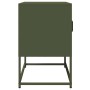 Mueble de TV acero laminado en frío verde oliva 68x39x60,5 cm de , Muebles TV - Ref: Foro24-853336, Precio: 73,37 €, Descuent...