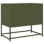 Mueble de TV acero laminado en frío verde oliva 68x39x60,5 cm de , Muebles TV - Ref: Foro24-853336, Precio: 73,37 €, Descuent...