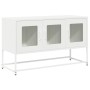 Mueble para TV acero laminado en frío blanco 100,5x39x60,5 cm de , Muebles TV - Ref: Foro24-853343, Precio: 96,62 €, Descuent...