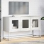 Mueble para TV acero laminado en frío blanco 100,5x39x60,5 cm de , Muebles TV - Ref: Foro24-853343, Precio: 96,62 €, Descuent...