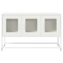 Mueble para TV acero laminado en frío blanco 100,5x39x60,5 cm de , Muebles TV - Ref: Foro24-853343, Precio: 96,62 €, Descuent...