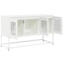 Mueble para TV acero laminado en frío blanco 100,5x39x60,5 cm de , Muebles TV - Ref: Foro24-853343, Precio: 96,62 €, Descuent...