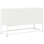 Mueble para TV acero laminado en frío blanco 100,5x39x60,5 cm de , Muebles TV - Ref: Foro24-853343, Precio: 96,62 €, Descuent...
