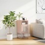 Mesita de noche acero laminado en frío rosa 36x39x78 cm de , Aparadores - Ref: Foro24-853411, Precio: 61,66 €, Descuento: %