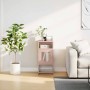 Mesita de noche acero laminado en frío rosa 36x39x78 cm de , Aparadores - Ref: Foro24-853411, Precio: 61,66 €, Descuento: %