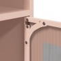 Mesita de noche acero laminado en frío rosa 36x39x78 cm de , Aparadores - Ref: Foro24-853411, Precio: 61,66 €, Descuento: %