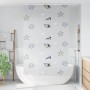 Estor enrollable para ducha con casete 130x240 cm tela ancho de , Persianas y estores - Ref: Foro24-4015015, Precio: 21,80 €,...