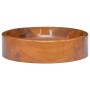 Lavabo de madera maciza de teca Φ40x10 cm de vidaXL, Lavabos - Ref: Foro24-326159, Precio: 124,48 €, Descuento: %