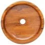 Waschbecken aus massivem Teakholz Φ40x10 cm von vidaXL, Sinkt - Ref: Foro24-326159, Preis: 122,63 €, Rabatt: %