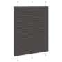 Estor Plisado negro 105x150 cm Tela Ancho 104,4 cm Poliéster de , Persianas y estores - Ref: Foro24-4015144, Precio: 20,03 €,...