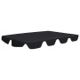 Dosel de repuesto columpio de jardín negro 150/130x105/70 cm de vidaXL, Cubiertas para carpas y cenadores - Ref: Foro24-31210...