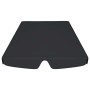 Dosel de repuesto columpio de jardín negro 150/130x105/70 cm de vidaXL, Cubiertas para carpas y cenadores - Ref: Foro24-31210...