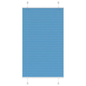 Estor Plisado azul 80x150 cm Tela Ancho 79,4 cm Poliéster de , Persianas y estores - Ref: Foro24-4015190, Precio: 14,92 €, De...