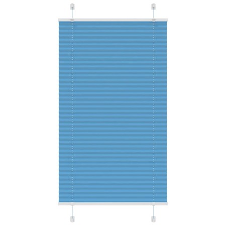 Estor Plisado azul 80x150 cm Tela Ancho 79,4 cm Poliéster de , Persianas y estores - Ref: Foro24-4015190, Precio: 14,92 €, De...