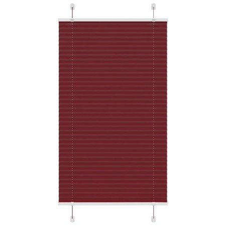 Estor Plisado rojo burdeos 75x100 cm Tela Ancho 74,4 cm de , Persianas y estores - Ref: Foro24-4015223, Precio: 19,94 €, Desc...