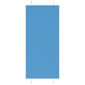 Estor Plisado azul 90x200 cm Tela Ancho 89,4 cm Poliéster de , Persianas y estores - Ref: Foro24-4015209, Precio: 24,90 €, De...