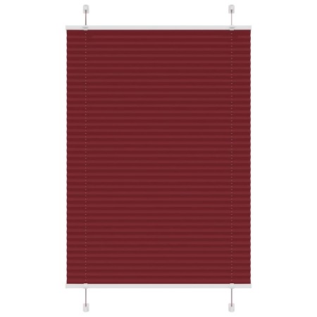 Estor Plisado rojo burdeos 100x100 cm Tela Ancho 99,4 cm de , Persianas y estores - Ref: Foro24-4015228, Precio: 19,42 €, Des...