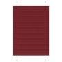 Estor Plisado rojo burdeos 100x100 cm Tela Ancho 99,4 cm de , Persianas y estores - Ref: Foro24-4015228, Precio: 19,42 €, Des...