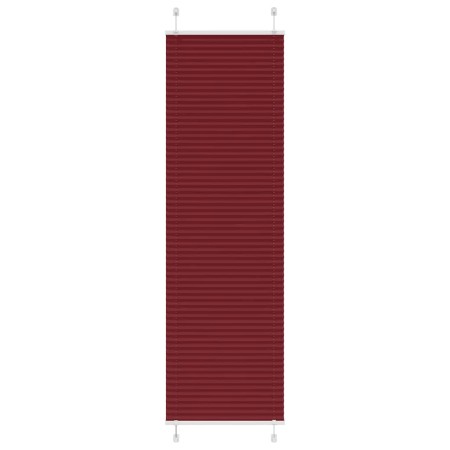 Estor Plisado rojo burdeos 60x200 cm Tela Ancho 59,4 cm de , Persianas y estores - Ref: Foro24-4015254, Precio: 20,01 €, Desc...