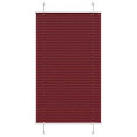 Estor Plisado rojo burdeos 75x150 cm Tela Ancho 74,4 cm de , Persianas y estores - Ref: Foro24-4015240, Precio: 18,71 €, Desc...