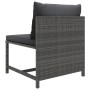 Set de muebles de jardín 8 pzas y cojines ratán sintético gris de vidaXL, Conjuntos de jardín - Ref: Foro24-3059769, Precio: ...