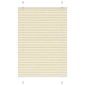 Estor Plisado crema 90x100 cm Tela Ancho 89,4 cm Poliéster de , Persianas y estores - Ref: Foro24-4015277, Precio: 18,82 €, D...