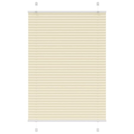 Estor Plisado crema 90x100 cm Tela Ancho 89,4 cm Poliéster de , Persianas y estores - Ref: Foro24-4015277, Precio: 18,82 €, D...
