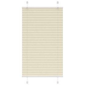 Estor Plisado crema 80x100 cm Tela Ancho 79,4 cm Poliéster de , Persianas y estores - Ref: Foro24-4015275, Precio: 18,71 €, D...