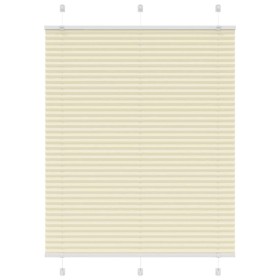 Estor Plisado crema 105x100 cm Tela Ancho 104,4 cm Poliéster de , Persianas y estores - Ref: Foro24-4015280, Precio: 14,96 €,...