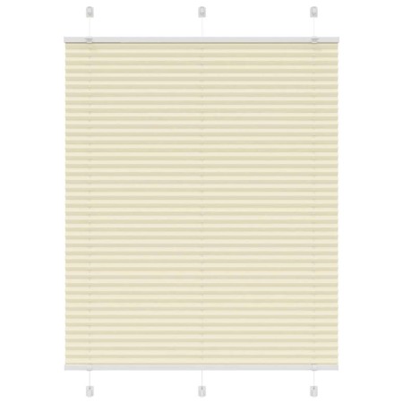 Estor Plisado crema 105x100 cm Tela Ancho 104,4 cm Poliéster de , Persianas y estores - Ref: Foro24-4015280, Precio: 14,96 €,...
