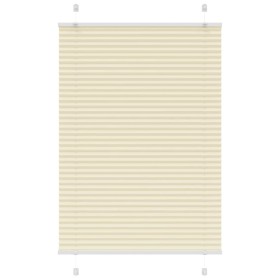 Estor Plisado crema 90x150 cm Tela Ancho 89,4 cm Poliéster de , Persianas y estores - Ref: Foro24-4015294, Precio: 18,31 €, D...
