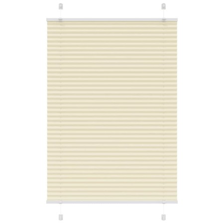 Estor Plisado crema 90x150 cm Tela Ancho 89,4 cm Poliéster de , Persianas y estores - Ref: Foro24-4015294, Precio: 18,31 €, D...