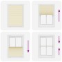 Estor Plisado crema 90x150 cm Tela Ancho 89,4 cm Poliéster de , Persianas y estores - Ref: Foro24-4015294, Precio: 18,31 €, D...