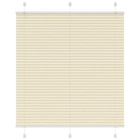 Estor Plisado crema 115x100 cm Tela Ancho 114,4 cm Poliéster de , Persianas y estores - Ref: Foro24-4015282, Precio: 18,97 €,...