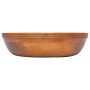 Lavabo de madera maciza de teca Φ40x10 cm de vidaXL, Lavabos - Ref: Foro24-326160, Precio: 107,47 €, Descuento: %