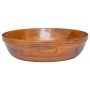 Lavabo de madera maciza de teca Φ40x10 cm de vidaXL, Lavabos - Ref: Foro24-326160, Precio: 107,47 €, Descuento: %
