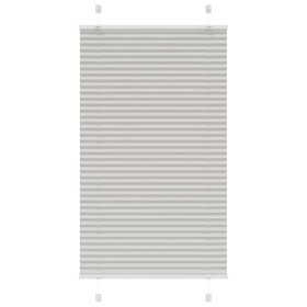 Estor Plisado gris claro 80x100 cm Tela Ancho 79,4 cm Poliéster de , Persianas y estores - Ref: Foro24-4015326, Precio: 16,48...