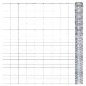 Galvanized silver steel garden fence 50x1.6 m by vidaXL, fence panels - Ref: Foro24-149511, Price: 144,34 €, Discount: %