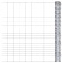 Valla de jardín de acero galvanizado plateado 50x1,6 m de vidaXL, Paneles de vallas - Ref: Foro24-149511, Precio: 146,07 €, D...