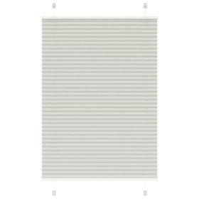 Estor Plisado gris claro 100x100 cm Tela Ancho 99,4cm Poliéster de , Persianas y estores - Ref: Foro24-4015330, Precio: 17,76...